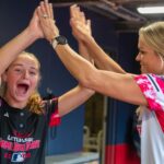 Jennie Finch Instagram - #TMobilePartner Couldn't be more impressed with the future of the game. 🤩 Thanks to @TMobile for covering all the great swings throughout the @LittleLeague Home Run Derby (and best 5G coverage IN the game 💪). If you want to relive it (like me), catch the re-air of the homers today at 3PM ET
