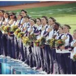 Jennie Finch Instagram - We are able to stand on podiums because of those before us and those beside us! Happy International Women’s Day! #IWD