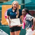 Jennie Finch Instagram - Congratulations to Kristin White for receiving the 3rd Jennie Finch Empowerment Award of 2023! Always learning and motivating her teammates, Kristin is a stellar athlete that jumps on any opportunity to help others on the field and in her community. Thank you @ArmandHammer and @MLB for providing another amazing athlete with the opportunity to pursue her dreams. #MorePowerToYou #ad TM/© 2023 MLB