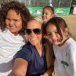 Jennie Finch Instagram - These little ones stole my heart in Wellpinit, WA today! Thank you @scottslawn & @mlb for investing in communities with the Scott’s Field Refurbishment Program providing grants of products & services up to $50k to three youth serving orgs that are in need. It was a sweet day celebrating with the Wellpjnit Boys & Girls Club, getting to @playball on their new field!