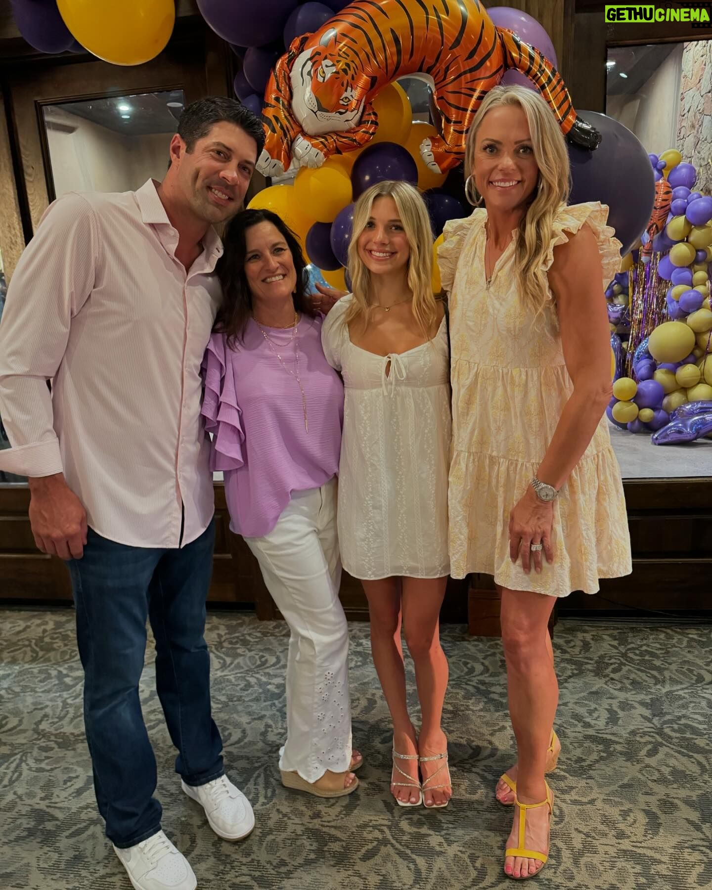 Jennie Finch - 3.9K Likes - So incredibly proud of our precious niece, Alexa Faith! 🎓👏🏽We are SO excited for her future has an LSU Tiger! 🐯💜
Keep shining and smiling sweet girl! We can’t wait to see all that God has for you! We had a blast celebrating all that you have accomplished and most of all- who you are! 🙏🏽🩷🎓