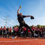 Jennie Finch Instagram - The eight-city Jennie Finch pitching clinic tour concluded yesterday at the Cincinnati Reds Youth Academy!🥎