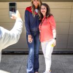Jennie Finch Instagram - The celebration continued for our new stadium partnership with @DevonEnergy! Jennie Finch was honored as a guest speaker for the event and had a moving words on this partnership and what it means to the sport! (Slide 3 & 6). #USASoftball, OKC Spark, OU Softball, and OSU Softball had representatives at the Devon Employee Event in Downtown OKC at the Devon Tower to sign autographs and throw some batting practice!