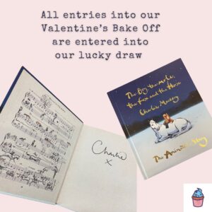 Jennie Jacques Instagram - Happy Valentine’s Month 💌
*
Enter @bake4mecfs bake off and you’ll automatically be in our lucky 🍀 dip to potentially receive a signed ✍️ copy of one of my favourite books 📖 #theboythemolethefoxandthehorse by @charliemackesy 
*
We have a list of charities on the website to choose from & it’s as simple as selecting which charity you’d like to support then tagging us in your bake!
*
@meactnet @actionform.e @polybiorf @smileforme @openmedf @longcovidsos @longcovid @long_covid_kids @lymediseaseuk @lymetreatmentfoundation @endometriosis.uk @meassociation @potsuk @meresearchuk 💙
*
WWW.BAKE4MECFS.COM - link in my LinkTree & @bake4mecfs #mecfs #mecfsawareness #lymewarrior #lymediseaseawareness #baking #longcovidawareness #longcovid #endowarrior #endometriosis #chronicillnessawareness #spoonielife #chronicpain #valentine #love #bakinglove #bakeoff #valentinebaking