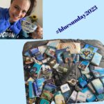 Jennie Jacques Instagram - Throwing a blue 📖 teaparty 🎉 to join in with the fabulous @teapartyform.e #bluesunday2023 *I did not drink the whiskey 🥃 but it had #vikings on it so thought I’d feature 😂 @historyvikings Queen Judy prob had a nightcap in the palace?! * Despite some difficult years 😰 I am lucky 🍀 (& beyond grateful) to be seeing improvement/consistency with my health! Still a shadow of my former self but in my 5th year I’m able to do more with better consistency than I once was. * Even at its mildest this illness can be extraordinarily limiting… & for some people it’s severe & constant #millionsmissing * What can WE do to help? ^ Well? Today… you can click the link in my bio & make a donation via @teapartyform.e website to one of the charities! The idea of #bluesunday is to donate what you’d pay for a tea/coffee & some cake at a cafe ☕️ but actually have it at home, wear something blue & tag 🏷️ to share! * I am wearing my @themirandashop @realmirandahart PJ’s #imustcocoon & drinking from my @sassandbelle tea cup 😊 & my blue microwaveable neck & shoulder wrap #snugasabug