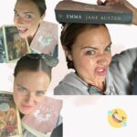 Jennie Jacques Instagram – Had to be silly at the end 😂 BUT on a serious note my little #bookworms let’s all go back to the #classics where the real juice is 🍹 #janeausten #emma
*
It can be daunting to pick up the fatter older books 📕 such as #charlesdickens #bleakhouse BUT totally worth it! Plus, why not find a fab series #perioddrama which has been spun off the tale(s) too? It’s a new concept I’m exploring while reading!
📺 📖
The book will often/always be better (richer!) but #bestofboth & nice to discover tv I might not have actively searched for!
*
Back in the day when I’d run kids drama workshops, one of the little ones called him Charles Chickens 😆 which has stuck with me forever 🐓 🍗
*
I’m dipping in and out of two novels at the same time 🕰️ as usual and loving it! Both titles have been on my bookshelf and #toreadlist for too long! 🌟
*
#books #reading #bookstagram #love #romance #history
*
📚 🪱 🧙♀️ ♥️