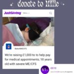 Jennie Jacques Instagram – This is very close to my heart ❤️ and many #pwme 
*
Please share and if you are able to please 🙏 give a little – link in my LinkTree ✨ donate to Millie
*
@bake4mecfs are running a World book 📖 day & Easter 🐣 bake off; maybe you’d like to join in? #bakingforacause #baking #bakinglove 
*
#mecfs #severeme #savemillie