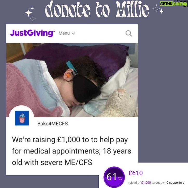 Jennie Jacques - 3 Likes - This is very close to my heart ❤️ and many #pwme
*
Please share and if you are able to please 🙏 give a little - link in my LinkTree ✨ donate to Millie
*
@bake4mecfs are running a World book 📖 day & Easter 🐣 bake off; maybe you’d like to join in? #bakingforacause #baking #bakinglove
*
#mecfs #severeme #savemillie