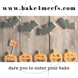Jennie Jacques Instagram - Excited to judge the #halloweenbakeoff 2023 
*
Depending on what sorta moody old @historyvikings Queen Judy’s in, your bake might win 😂 
^
ALL ages and levels of #baking are welcomed; @bake4mecfs often set categories to suit the calibre of entries PLUS it truly is the taking part that counts 🧛‍♀️ 
*
Visit www.bake4mecfs.com - link in bio. It’s so easy to enter. Choose a charity to support from the list, and tag the photo of your bake @bake4mecfs #bake4mecfs 💥 
*