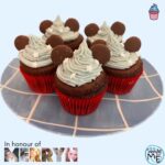 Jennie Jacques Instagram – Our entry into @bake4mecfs for @smileforme #disneybaking #fantasia #suchfun 😂 💙
*
Sorcerers Hat Cupcakes 🧁 in honour of #merryncrofts baked with support by my partner while I thoroughly enjoyed revisiting Fantasia – what a masterpiece!
*
WWW.BAKE4MECFS.COM – all levels of baking & ages welcome 🙏 🤗 & encouraged. What will you bake?
*
#mecfs #mecfsawareness #baking #bakersofinstagram