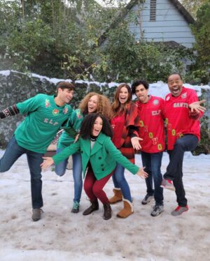 Jennifer Taylor Instagram - Starting the New Year with another @dawnslightmedia #christmasmovie 
@iamchristiepistol @terrywoodberry @caseywaller @andrewprogers @iamharshmilan @jaredcohn1 @julia_terranova @patinomgmt @tanyperfect
