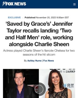 Jennifer Taylor Instagram - Thanks @ashleyhume and @foxnews for interviewing me about @pureflix and @skipstonepictures series #SavedByGrace
http://www.foxnews.com/entertainment/saved-by-grace-jennifer-taylor-landing-two-and-half-men-role-working-alongside-charlie-sheen.amp
@patinomgmt