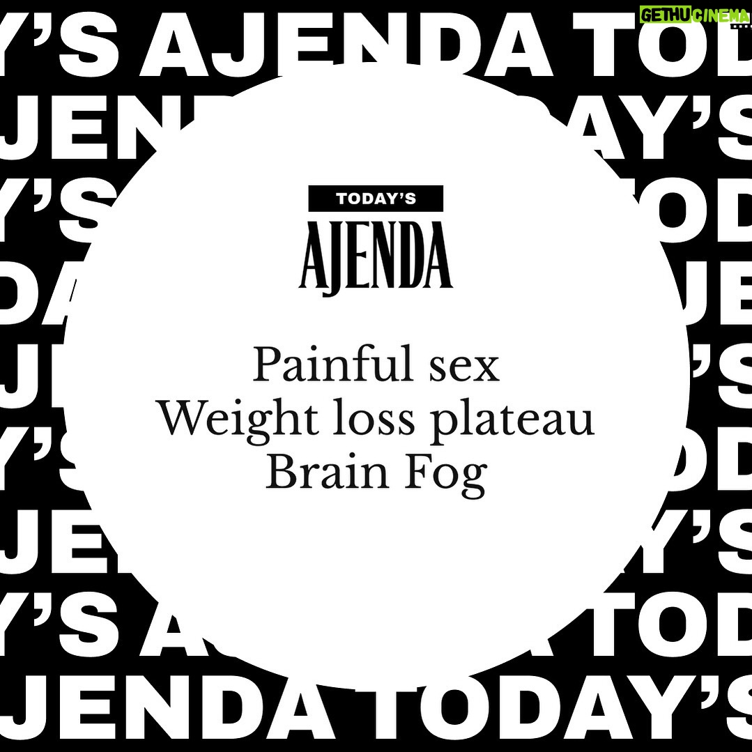 Jennifer Ashton Instagram - This will change the way you think about these 3 issues…. In tomorrow’s newsletter. Sign up for free at either the link in my bio above or go to www.joinajenda.com. Tomorrow’s issue will also contain a link to last Wednesday’s first issue, in case you missed it/ didn’t get it/ signed up in the last week/ or it went to your spam. #brainfog #weightlossplateau #joinajenda #perimenopause #menopause #nutrition #obgyn #obesitymedicine