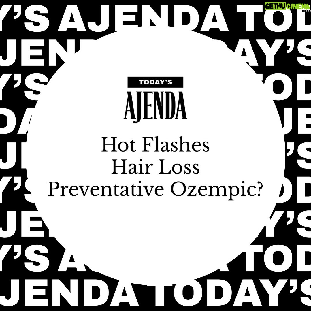 Jennifer Ashton Instagram - The debut issue of my free newsletter drops today (3/27) with insights into these 3 topics! As a physician who is double board-certified in OBGYN and Obesity Medicine with a master’s degree in Nutrition, I am excited to deliver a dose of honesty into the topics that affect women. Sign up at the link in bio and I hope you like it! #joinajenda #weightloss #hairloss #womenshealth #menopause #obgyn #nutritionist #ajenda