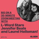 Jennifer Beals Instagram - You wanna hang out? AND benefit @glsen? Go to the link in bio to bid 💛🙏🏼 (CharityBuzz.com/LWord)