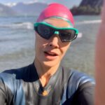 Jennifer Beals Instagram – When you get out of the water thinking, “gee that was colder than I thought it would be”…and then your beloved points out the draft in the caboose. 😳

Let’s give it up for the wetsuit of all wetsuits. Lighting candles for its peaceful journey home. I’ll never forget the adventures we had. ☺️🌊🐳🐬🦭🐚🐟 🏊🏼‍♀️