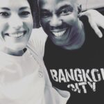 Jennifer Carpenter Instagram - Look who I FINALLY ran into after all these years- #Erikking !!!!! #Doakes love you for life EK!!