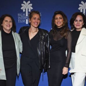 Jennifer Esposito Instagram - No amount of words to describe the love I have for this group. Tireless, endless supportive tenacity, goodness and sheer determination to insist that ALL stories be heard. seen and that they matter!!! I love each and everyone of you here and who show up and show support. I truly am so beyond grateful for the hope you give me that I’m not wrong in believing that audiences STILL very much CRAVE real, human, connection through simple storytelling. I love you  @leslieowen_omg @3fttoss @chriscrokos @odessaazion @emily_bader @francomaicas amd all who are not pictured here who came out to support Thanks @steliosavante @thelinzytaylor and the amazing @pamelaadlon for joining us on this magical evening. And again thanks to @tedgibson and @albrightfashionlibrary @patriciablack for the hair and the fancy get up. And a huge thank you to @vwineloungepalmsprings for allowing us to corrupt your establishment
