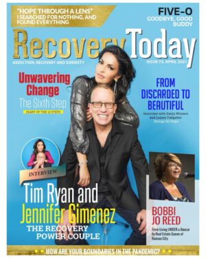 Jennifer Gimenez Instagram - I am truly honored and humbled to be on the cover of @recoverytodaymag with my husband @timryandopeman. 
When I was on the cover in 2019 it was one of my biggest accomplishments in my recovery but this cover is more special because my husband and I are the 1st couple ever to be on #RecoveryTodayMagazine.  We work as a team to spread the message of hope and show people they too can recover.  I am so appreciative to #RTM family for giving me a platform to use my voice every month to be a feature writer  #JenniferGimenezTheRealReal. 
Rob Hannley we love you and respect you and all the work you do for our community.

#RecoveryTodayMagazineCover #RecoveryPowerCouple #MagazineCover
#TimJenn #WeAreAForce #PowerCouple #Timifer #DopeToHope #TimRyan #SoberHusband #SoberDad #AManInRecovery #JenniferGimenez #Model #Actress #Fashion #RecoveryActivist #Sober #Sobriety #Recovery #Writer #RecoveryTodayMagazine #JenniferGimenezTheRealReal #TheRealReal #Inerventionist #speaker #Podcast #TheTimAndJennShow  @luxemediaofficial  @nbkhair  @peteralfonsoderosa  @ericavincentphotos #SoberIsSexy
