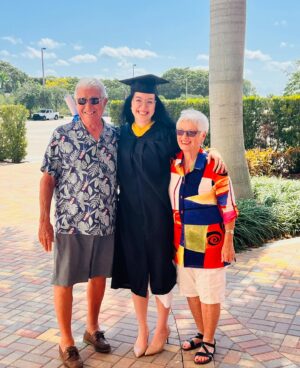 Jennifer Gimenez Instagram - What an EPIC day watching our daughter @abriiia walk across the stage for college graduation at Lynn University‼️❤️✌️

The support of my wife @jennifergimenez and the greatest parents around Tom Ryan and Patricia Ryan🎉🎊🚀❤️
