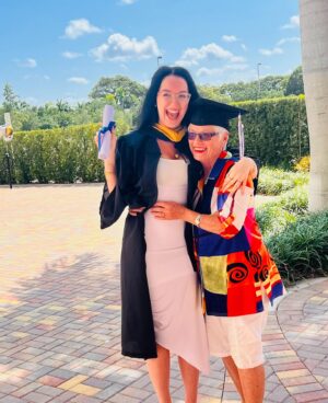 Jennifer Gimenez Instagram - What an EPIC day watching our daughter @abriiia walk across the stage for college graduation at Lynn University‼️❤️✌️

The support of my wife @jennifergimenez and the greatest parents around Tom Ryan and Patricia Ryan🎉🎊🚀❤️