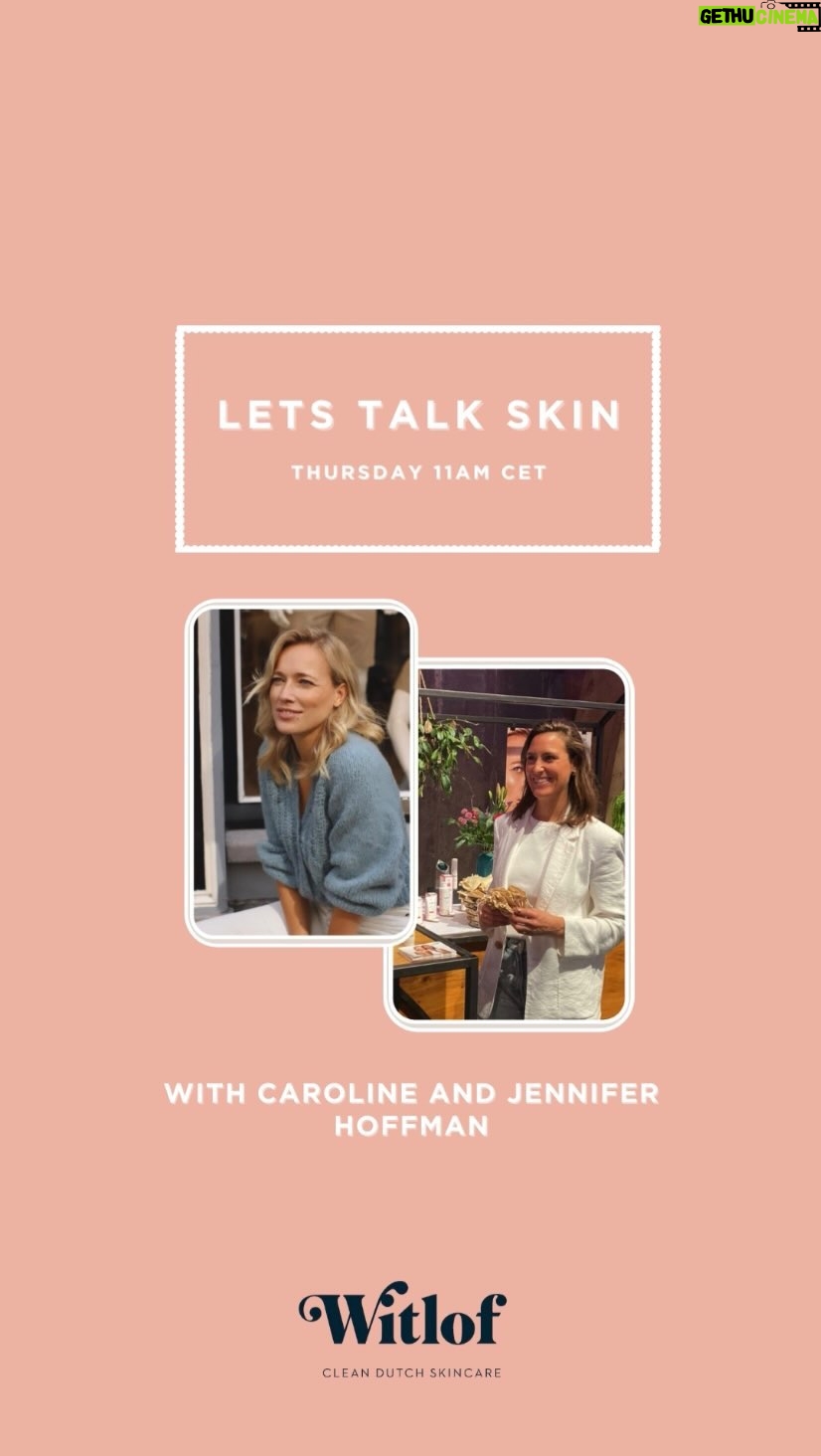 Jennifer Hoffman Instagram - Our ‘Let’s talk skin’ this time with @jennifermaryhoffman about skin health and the relation to food…