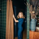 Jennifer Hoffman Instagram – Stevie Jumpsuit 💙
@house_of_useless 
#fuckfastfashion 
#slowisthewaytogo 
#tailormade 
(Photos by @jantinatalsma)