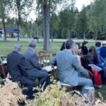 Jennifer Holland Instagram - After over 7 years together, I finally married the love of my life, @jenniferlholland. What an incredible, beautiful, stunning day surrounded by the most wonderful family and friends in the world. And, yes, that’s a moose that showed up as the ceremony began! And also, yes, @originalfunko made our wedding cake toppers designed on our actual tux and gown (Jenn wouldn’t let me see them before the wedding because her dress was too perfectly done!) And, yes, we had Sunday fun festivities including a Marvel vs DC softball game (@michael_rooker played on both teams!) Thanks to @eksevents for planning everything! Photos 1, 3, 5, 7, 8, 9 & 10 by @jonnymarlow Photos 4 & 6 by @jessmigliophoto Stylings by @carrielauren @lexfordays @victordevita Jenn’s Hair by @lisasatornhair Jenn’s Makeup by @rachelgoodwinmakeup My grooming by @louisemooninc