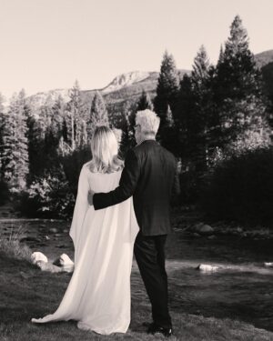 Jennifer Holland Instagram - After over 7 years together, I finally married the love of my life, @jenniferlholland. What an incredible, beautiful, stunning day surrounded by the most wonderful family and friends in the world. And, yes, that’s a moose that showed up as the ceremony began! And also, yes, @originalfunko made our wedding cake toppers designed on our actual tux and gown (Jenn wouldn’t let me see them before the wedding because her dress was too perfectly done!) And, yes, we had Sunday fun festivities including a Marvel vs DC softball game (@michael_rooker played on both teams!)
 
Thanks to @eksevents for planning everything!
Photos 1, 3, 5, 7, 8, 9 & 10 by @jonnymarlow 
Photos 4 & 6 by @jessmigliophoto 
Stylings by @carrielauren @lexfordays @victordevita
Jenn’s Hair by @lisasatornhair
Jenn’s Makeup by @rachelgoodwinmakeup
My grooming by @louisemooninc