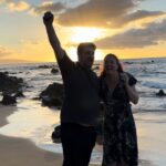 Jennifer Holland Instagram - Just got back from an amazing week with friends, filled with great food, deep conversations, warm waters, and one beautiful engagement between @named_after_the_car and @georgeous66 🫶🏻 I feel so grateful that I continue to get the opportunity to make these incredible memories with friends and family which are strong enough to carry me through difficult times and long stretches of being away. Lots of feels. 🥹