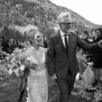 Jennifer Holland Instagram - James! Thank you for sharing your love, life and family with me. Thank you for choosing me, for elevating me, and for always making me belly laugh. Here’s to many more years to follow the first extraordinary 7. ……………………………………….. @jamesgunn and I got married surrounded by the most beautiful humans, the most magical scenery, and endless love and laughter. My gratitude is bursting at the seams. Thank you to every single staff member who worked so hard to make this event special for us and for our guests. It was so seamless and stunningly beautiful, I felt like I was in a movie. We only had one uninvited guest: Mr. Bull Moose. But, he sort of lives there. So, I guess we were in his home. My Hair: @lisasatornhair My MU: @rachelgoodwinmakeup James grooming: @louisemooninc Stylist: @carrielauren @lexfordays @victordevita Photos 1,2,3,4,6,7,9: @jonnymarlow Photos 5, 8: @jessmigliophoto Event coordinator: @eksevents