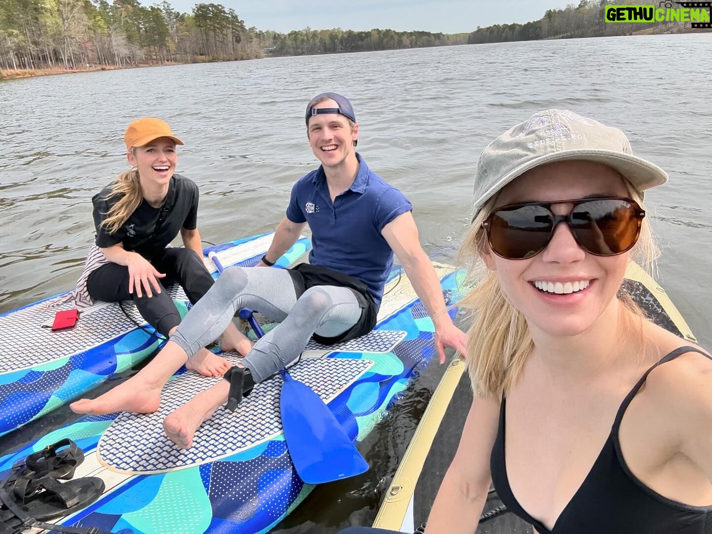 Jennifer Holland - 35.6K Likes - The wind was so strong today that it’s debatable whether we were paddle boarding or sailing ⛵️, but two things are certain: Freddie Johanna are lovely, and they always have the best after-activity snacks. 🥭