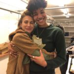 Jennifer Landon Instagram - My #wcw is Naomie Caron. We worked on a film together this fall and besides being a great freakin’ wardrobe assistant, it turns out she’s an amazing designer, small business owner, and all around rockstar. Her swimwear company @selfishswimwear produces high quality swimwear that is made to last while using recycled fabrics. Plus, if she isn’t personally making your suit, a local seamstress or subcontractor is. Naomie’s ultimate goal though in launching her company was to promote BODY POSITIVITY and to help change women’s perceptions of their self-image. Swipe to see pic of me in my new beloved suit, a photo I would only share because I adore and believe in @selfishswimwear and @nao_mie_03 . I miss you @nao_mie_03 !!!!! #selfishswimwear #swimsuits