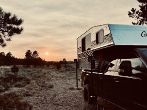Jennifer Landon Instagram - This post is way overdue. I haven’t been able to hit the road in a while and it’s great to be back.  I’m super passionate about women on the road and I feel insanely thankful that @ryanbinghamofficial introduced me to the folks @capri_camper. Since traveling as a female requires some extra safety precautions, I love using @hipcamp (the Airbnb of camping) to help me find safe and secure locations while I am on the road.  Here are some pictures of the inside of my camper. All of this fits on a 6’ truck bed (there’s also a shower and a toilet). This isn’t a paid post. I’m just so thankful for the freedom to be able to live on the road when I get the need to roam. 
#capricamper #capricamperadventures #hipcamp #roadtrip #womenontheroad
