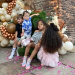 Jennifer Metcalfe Instagram - Thank u @chelseehealey and Ed for such a beautiful day ☀️💃🏻🎉 Gender reveal of the century. We loved it 🤍👩‍👦