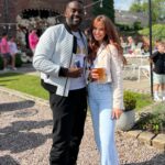 Jennifer Metcalfe Instagram - Thank u @chelseehealey and Ed for such a beautiful day ☀️💃🏻🎉 Gender reveal of the century. We loved it 🤍👩‍👦