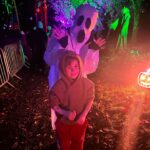Jennifer Metcalfe Instagram - Filing our Halloween boots right up 😍😍 thank u @halloweenlakesidelighttrail for a great evening we loved it 🧟‍♂️🧟‍♀️🥳🥳 #ad