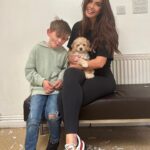 Jennifer Metcalfe Instagram - Should we or shouldn’t we that is the question Hit me with all the cons coz we felt the pros…. ♥️🙈 🐶