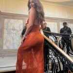 Jennifer Metcalfe Instagram - When life gives u lemons eat oranges 🍊 🍋🍊🍋 @nationalfilmawards @hollyoaksofficial Dress - @depop customised by E&A tailors Broadheath ✂️ Hair and make up moi 😊