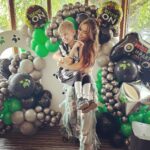 Jennifer Metcalfe Instagram - Happy birthday to our gorgeous boy ♥️ here’s to another year of loving u 🥳🥳🥳 Thank u for making Dayes day so special 🎉 @stephledigo @go_pr_and_events @zoomboxuk @illumilights1 @eventi_creationsx @kristycakesuk @thekiltoninnpub @aladdinscaveentertainments