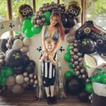 Jennifer Metcalfe Instagram - Happy birthday to our gorgeous boy ♥️ here’s to another year of loving u 🥳🥳🥳 Thank u for making Dayes day so special 🎉 @stephledigo @go_pr_and_events @zoomboxuk @illumilights1 @eventi_creationsx @kristycakesuk @thekiltoninnpub @aladdinscaveentertainments