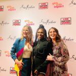 Jennifer Nettles Instagram - About last night….. What a treat to celebrate #internationalwomensday by playing music with these two talented beauties! @sarabareilles and @nkekio ! We came together to sing and share and celebrate with @girlswithimpact and the work they are doing to support the next generation of women! All of it made my heart happy. (Fun fashion side-note: my track suit story. So I bought this originally for my love and it was not the right size for him. To be clear, I bought it last June and kept forgetting to return it for exchange. I forgot for so long that, well, I didn’t feel proper in exchanging it as the whole season was well passed. After it sat on my bedroom floor for months, it occurred to me yesterday, “Why don’t I just try this on?” I did and well, I now have a new, super rad tracksuit by @richfresh ! Boom! “Who wears the (fresh track suit) pants around here?” (Answer with Beyoncé: “Girls! Who runs the world!”:-). A “fitting” metaphor to celebrate this International Women’s Day!:-)