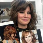 Jennifer Nettles Instagram - When your favorite role/character gets hair inspo from one of your biggest idols, well, art does imitate life now doesn’t it?! Watch tomorrow night’s @therighteousgemstones and catch Aimee Leigh. @hbo @streamonmax @reba I love you, girl!!! @bryantology hair