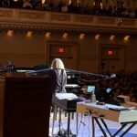 Jennifer Nettles Instagram - Last night was a fever dream. I played @carnegiehall with so many heroes (to include @brucehornsby pictured here) as we all celebrated the music of @paulmccartney. We celebrated and shared communion in that amazing space. And they offered us yellow roses as we departed. Meeting this absolute inspiration of a human was the icing on the most delicious cake. @brucehornsby thank you for being such an inspiration and such a delight. They say “never meet your heroes” but you were so kind and lovely to me as I fan-girled repeatedly!!! I am forever grateful and forever a fan. 💛