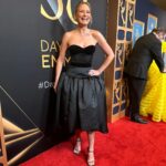 Jennifer Nettles Instagram - About last night……. Photo dump from a beautiful night celebrating and performing at the 50th Annual #daytimeemmys. What an honor to perform with @bsherman2222 a song that we wrote and for which we are nominated! And an absolute treat to get to meet the legendary @therealsusanlucci !!! H&M @ashleydonovan Styling @hayley_atkin_ Tags for red carpet: Dress @csiriano Shoes: @larroude Necklace: @levian_jewelry Ring: @kallatijewelry Performance look Dress: @jasonwu Shoes: @laroude Earrings: @kallatijewelry Ring: @anabelachan Clutch: @carolinaherrera