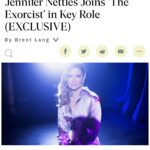 Jennifer Nettles Instagram - Hello Fam! Been missing me? I have been missing you and wanted to tell you where I’ve been! I have been absolutely, beside myself, giddy to share this with you and I finally can. I am proud beyond words to get to be a part of this amazing project, cast, crew, production and legacy. Getting to partner with @blumhouse @roughhousepictures and to collaborate with these fantastic folks is a dream for any story teller. I can’t wait to tell you more…….but I’ll have to! In the meantime, link in my bio to this announcement from @variety . 🖤📿🩸😈