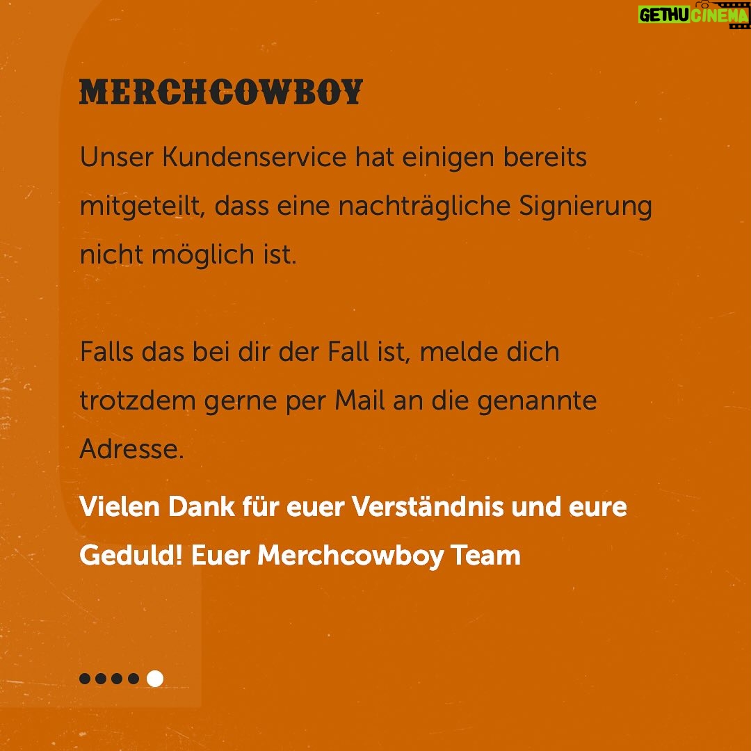 Jennifer Weist Instagram - Mein Team und ich haben uns nochmal besprochen und festgestellt, dass wir euch keinen Gefallen tun, wenn wir unsignierte Poster nochmal nachschicken, da sie von dem vielen hin und her senden wieder kaputt oder knittrig bei euch ankommen werden. Deshalb reichen wir euch eine andere Entschädigung nach. Bitte meldet euch nochmal (auch wenn ihr es schonmal getan habt) bei der im vierten Slide angegebenen Adresse. Danke!