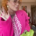 Jennifer Weist Instagram - Unterwäsche @adidas Zweiteiler @marcjacobs Schuhe @stevemadden Mantel @asos Brille @cityoptikhaus Tasche kein Plan sorry