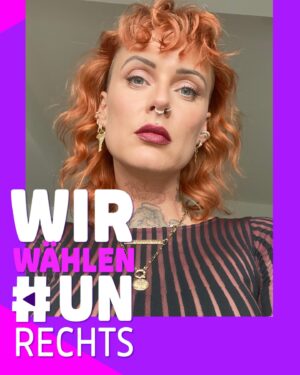 Jennifer Weist Instagram - Wählen zu gehen ist ein Privileg, dass wir alle nutzen sollten! Setzt am 09.06. euer Kreuz für Demokratie und Freiheit, damit menschenverachtende Parteien keine Chance haben sich durchzusetzen. Ich wähle #unrechts ❌