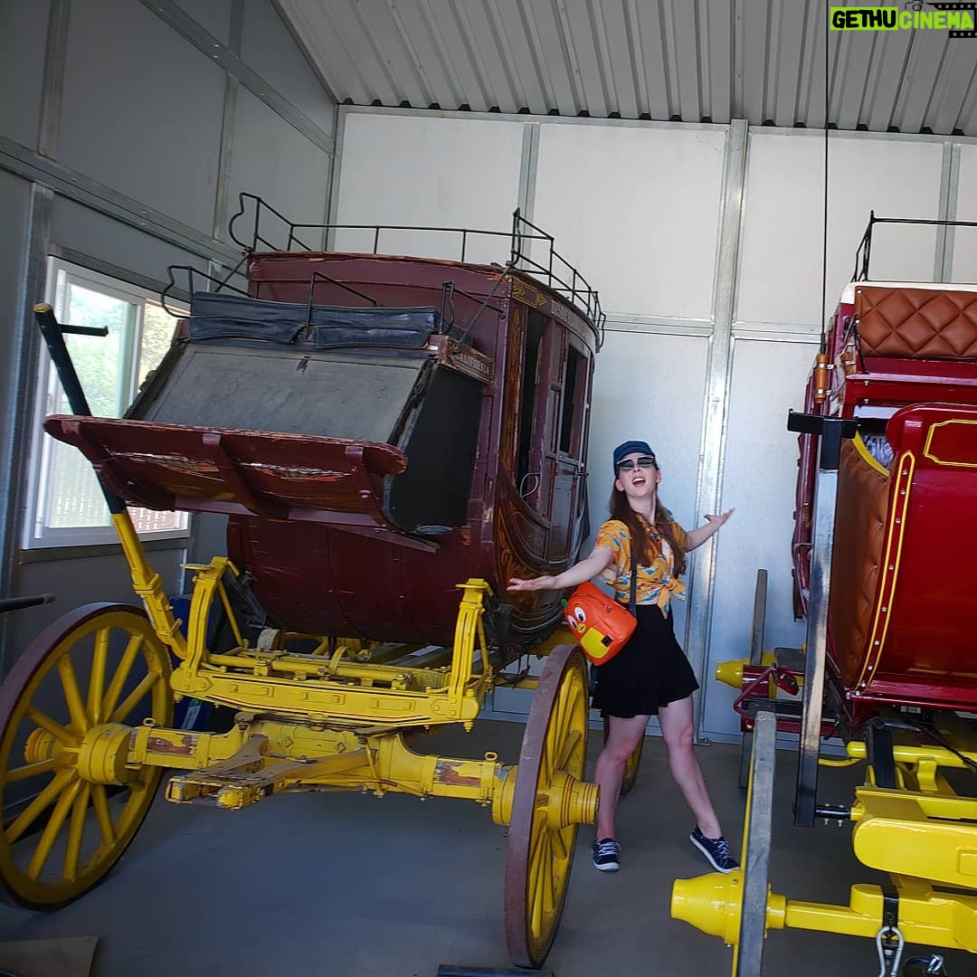 Jenny Nicholson - 5.4K Likes - This is an original Disneyland stagecoach. I touched it so I'll assume some dust from Nature's Wonderland rubbed off on my hands
